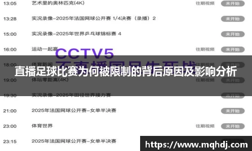 直播足球比赛为何被限制的背后原因及影响分析