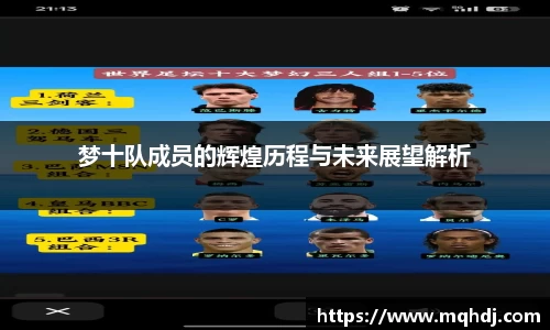 梦十队成员的辉煌历程与未来展望解析